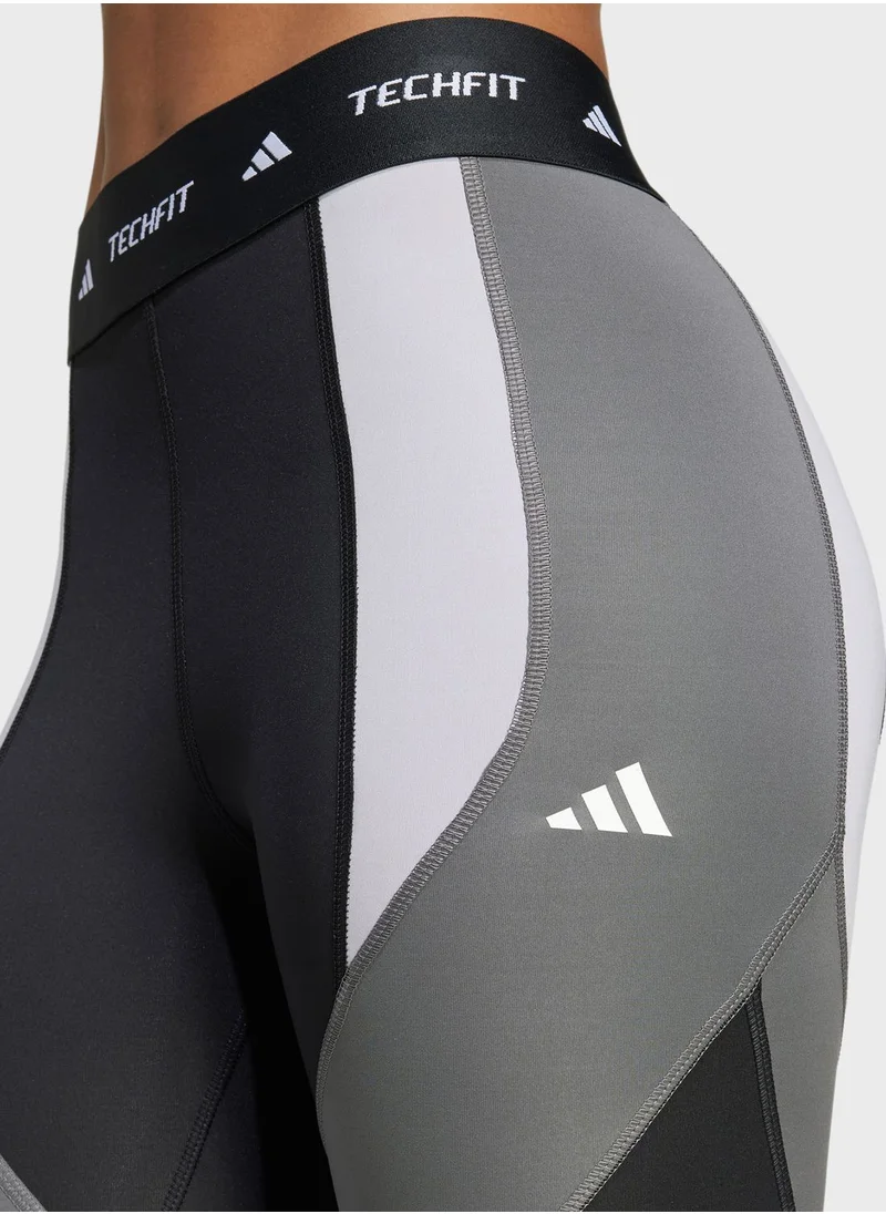 Adidas Techfit 7/8 Colorblock Leggings