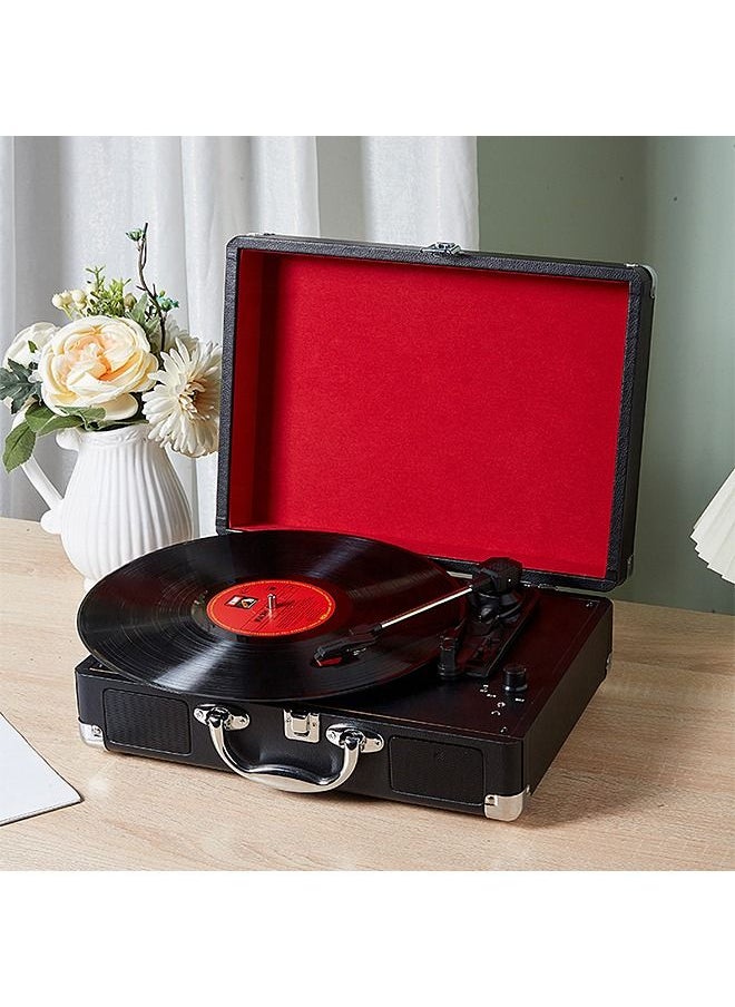 Mi VAZA Portable Wood Vinyl Record Retro Phonograph  - Image 3