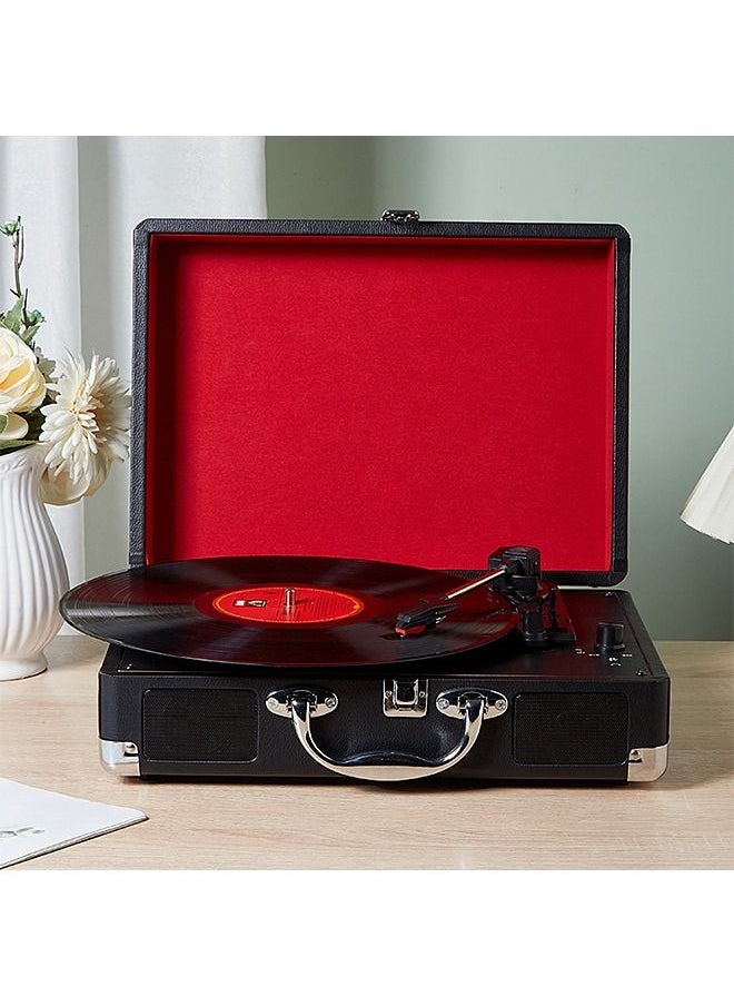 Mi VAZA Portable Wood Vinyl Record Retro Phonograph  - Image 4