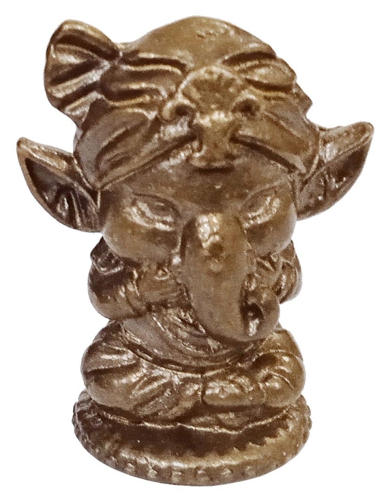 Purpledip Rare Miniature Brass Idol Bala Ganesha: Collectible Statue with Fine Workmanship (12698F) - Image 2