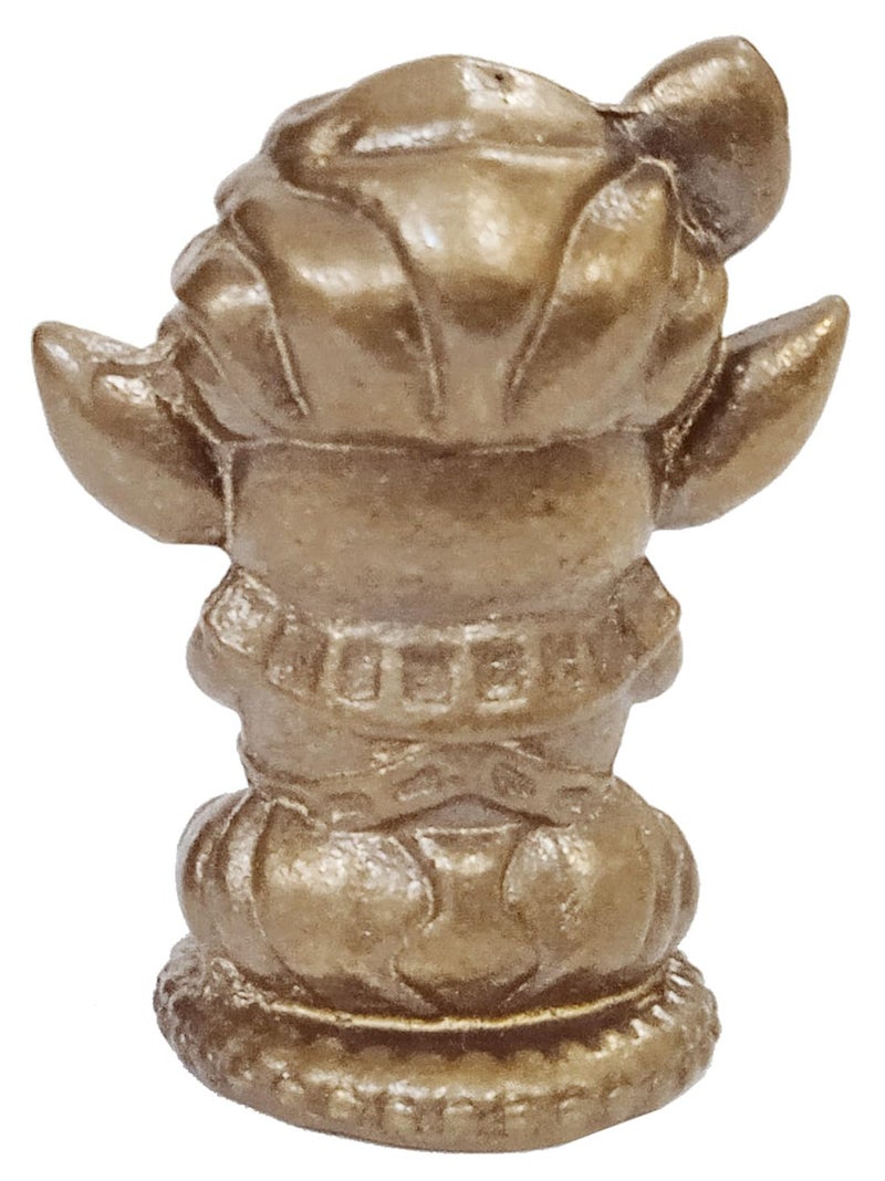Purpledip Rare Miniature Brass Idol Bala Ganesha: Collectible Statue with Fine Workmanship (12698F) - Image 5