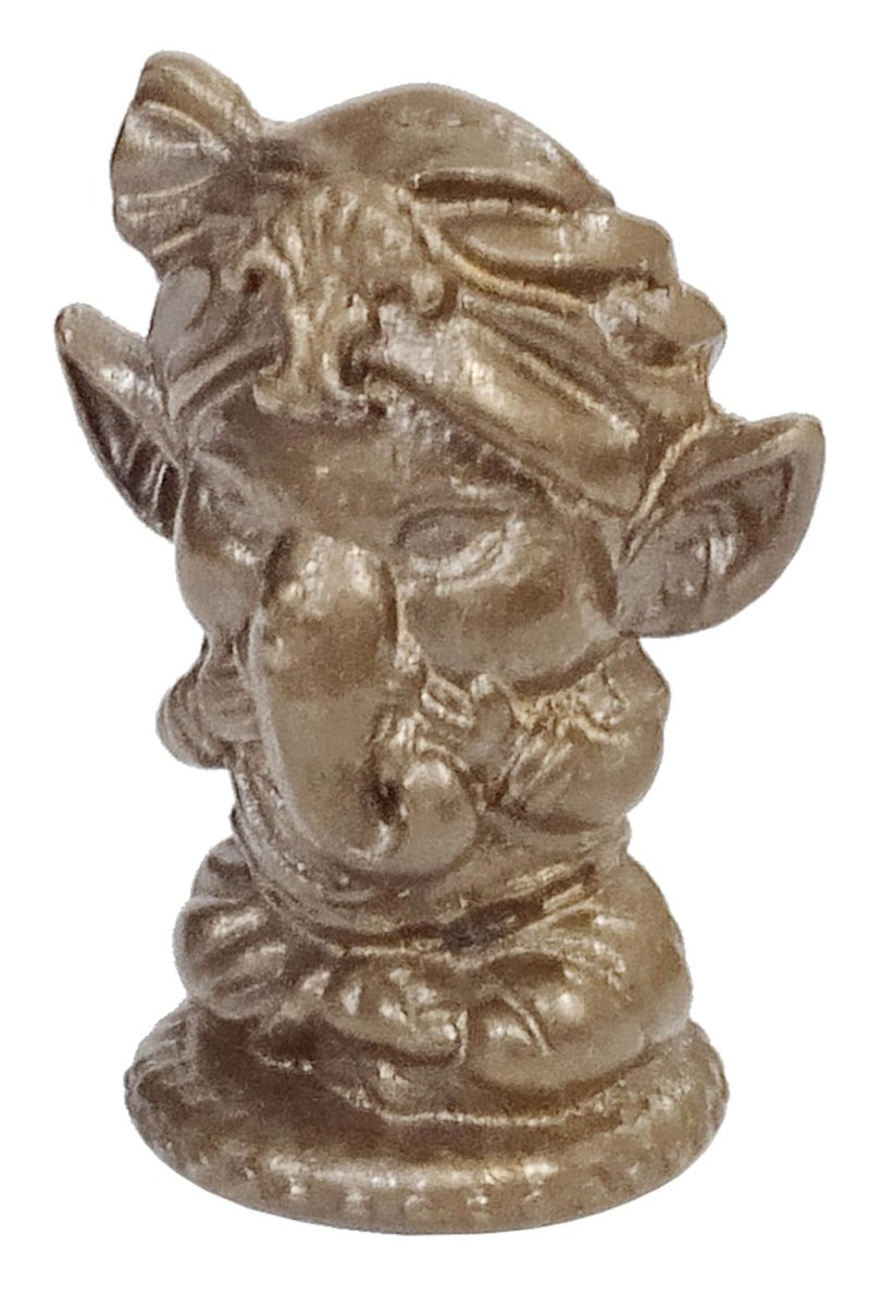 Purpledip Rare Miniature Brass Idol Bala Ganesha: Collectible Statue with Fine Workmanship (12698F) - Image 4