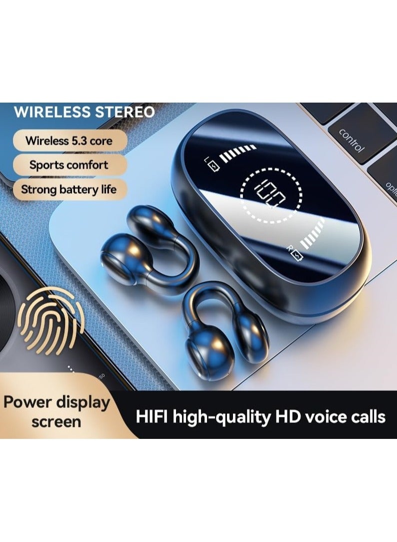 Open Ear Headphones,Sport Earbuds,Sport Headphones,Open Earbuds,Wireless Earbuds Mini for Cycling Driving, Open earplugs, Running Earbuds  - Image 3