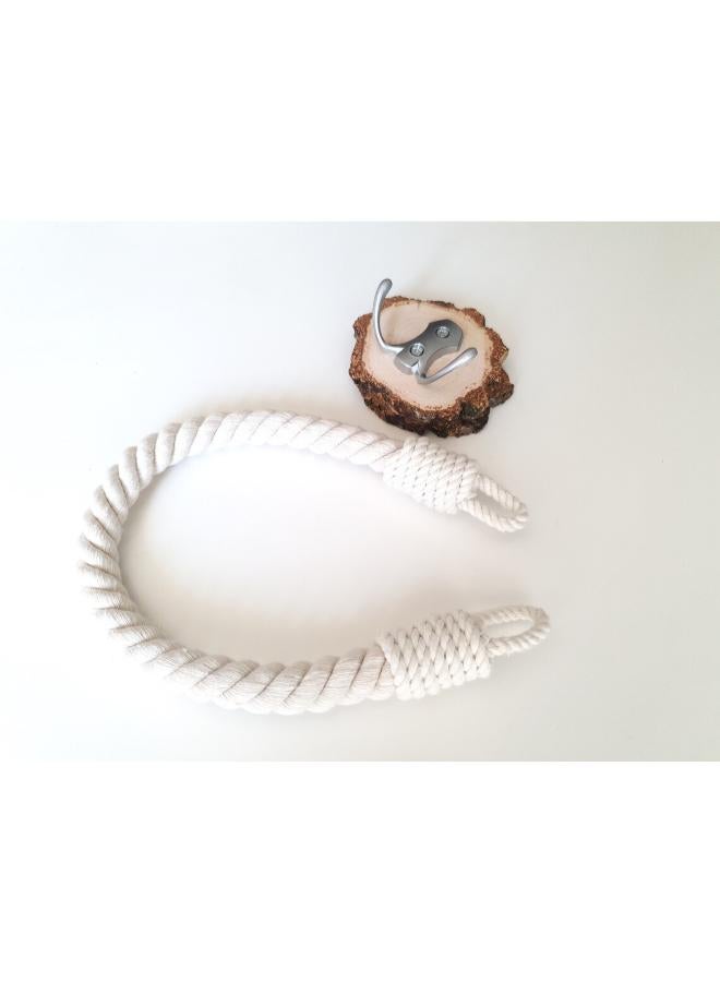 Antikiano Macrame paper roll tissue holder - Image 4