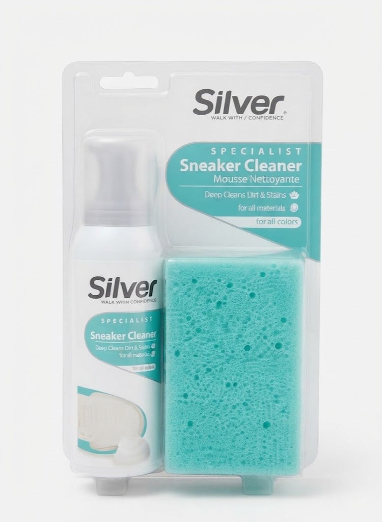 silver SPECIALIST Sneaker Cleaner for All Materials ,All Colors 125 ml - Image 1