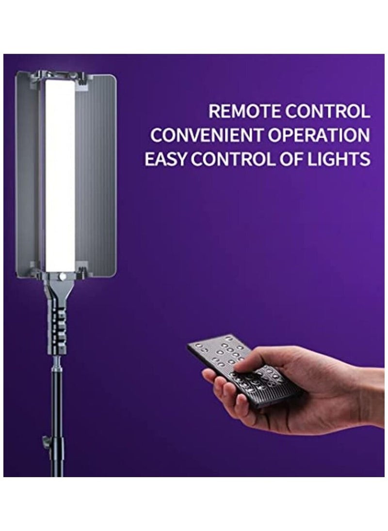 Generic - RGB Handheld LED Camera Light Photography Light Dimmable Studio Lights for Photo Shooting | Vlog Making | Reels Making | Filming | Video Making Strip Light LED Wand Light Stick - Image 1