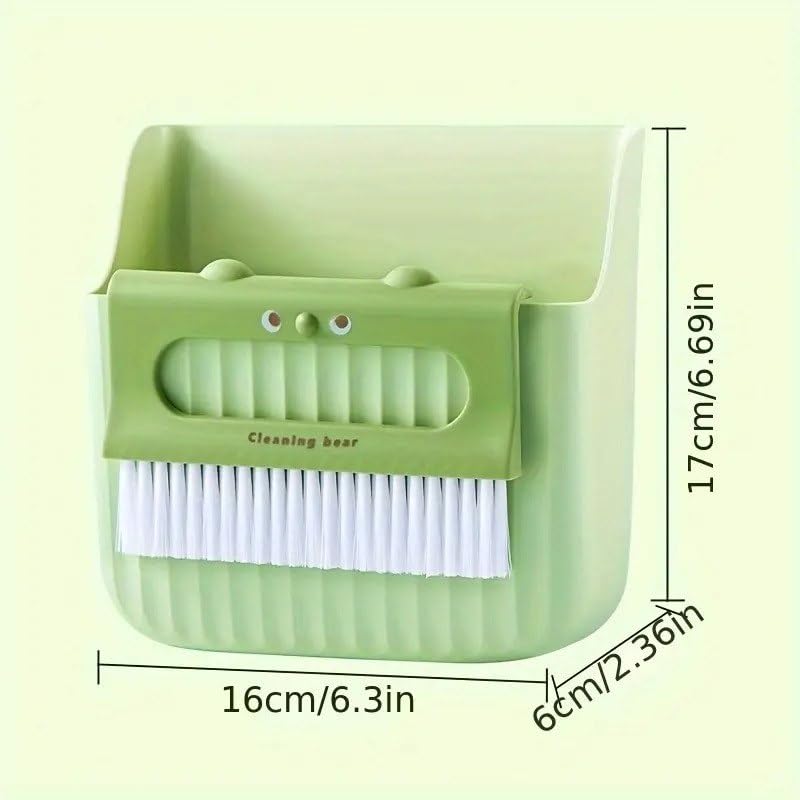 7 Seas 7Seas Compact Broom and Dustpan Set for Kitchen Countertops Portable Mini Cleaning Tool Mini Broom Dustpan Set Perfect for Table Desk and Small Spaces Handheld Dustpan with Broom Set - Image 4