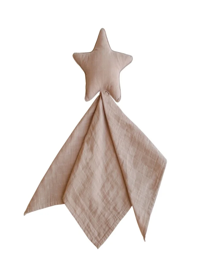 mushie Lovey Blanket Star Natural