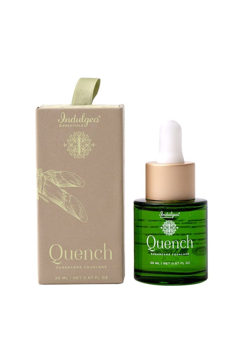 Indulgeo Essentials Quench 100% Organic Sugarcane Squalane Oil 20 ml - Image 2
