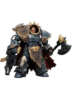 JOYTOY Warhammer The Horus Heresy Series, Space Wolves Hvarl Red-Blade JT00140, 1/18 Scale Action Figure