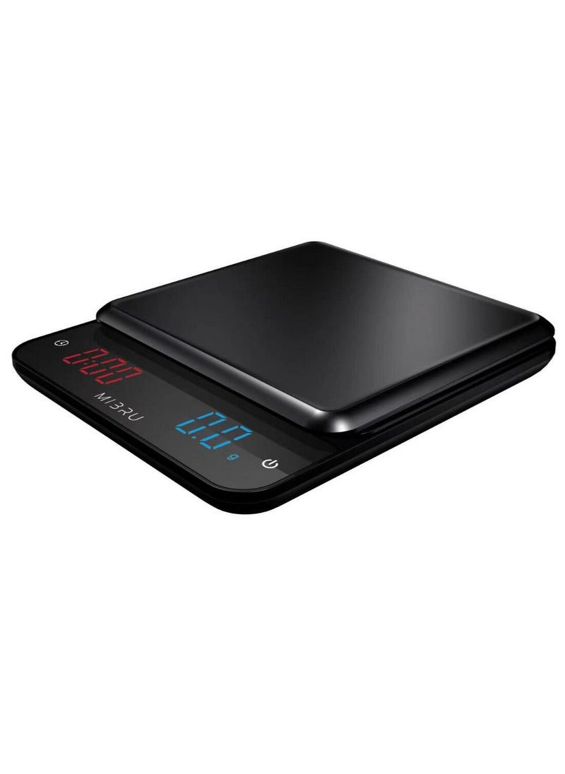 MIBRU - Electronic Kitchen Scale For Specialty Coffee Drip Accurate with Large Clear LCD Display with Timer and Tare Function - Image 1