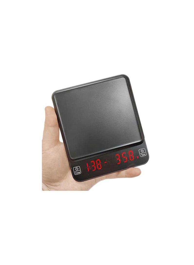 MIBRU - Electronic Kitchen Scale For Specialty Coffee Drip Accurate with Large Clear LCD Display with Timer and Tare Function - Image 1