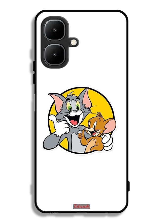 Tolwak Tecno Pop 10 Protective Case Cover Tom And Jerry