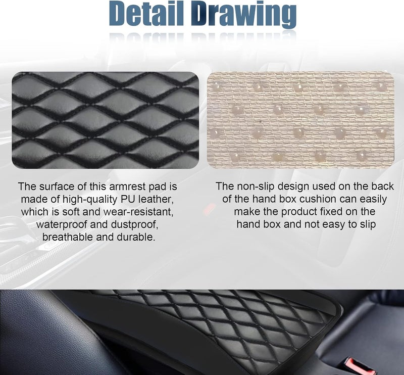Vrasly Universal Leather Car Center Console Cover - Image 3