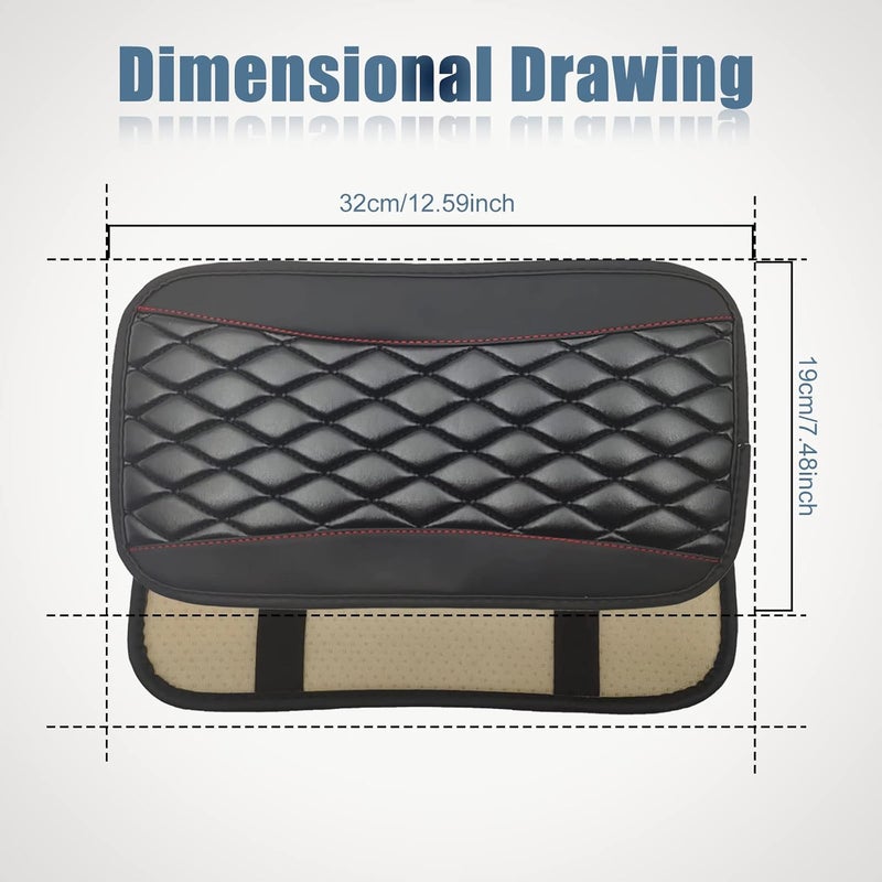 Vrasly Universal Leather Car Center Console Cover - Image 2