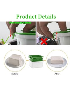 HASTHIP HASTHIP® Tofu Press Drainer Water Remover Food Grade Tofu Making Tools Homemade Tofu Tools Quick Excessive Water Removal Easy Tofu Drainer Press for Tofu Within 4.5x3.78x1.77 inch, Dish Washer Safe  - Image 3