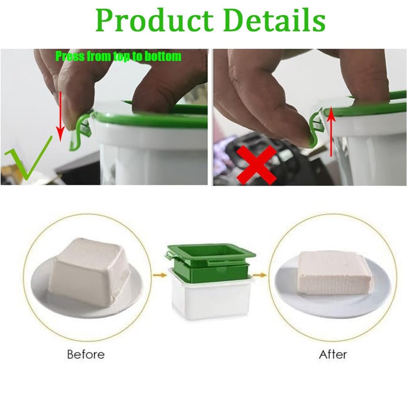 HASTHIP® Tofu Press Drainer Water Remover Food Grade Tofu Making Tools Homemade Tofu Tools Quick Excessive Water Removal Easy Tofu Drainer Press for Tofu Within 4.5x3.78x1.77 inch, Dish Washer Safe - Image 3
