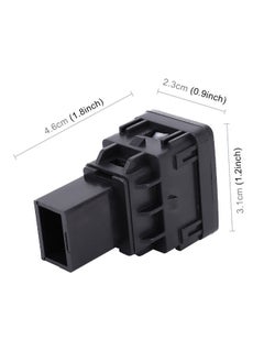 NIBEMINENT 5-Pin ON-OFF Fog Light Button Switch with Cable  - Image 3