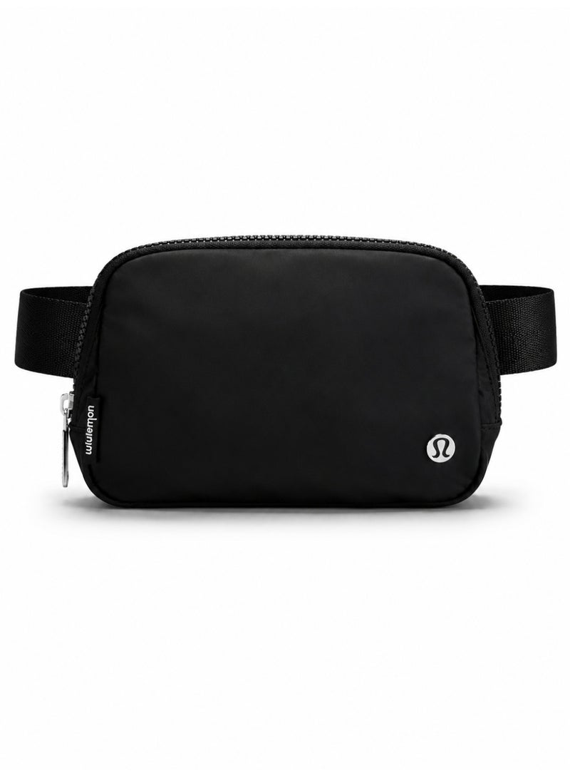 Lululemon Everywhere Belt Bag, Compact, and Convenient Belly Bag with Zippered Pockets, Easy-Access Exterior Pocket, and Interior Essentials Pocket for On-the-Go Storage, Black - Image 1