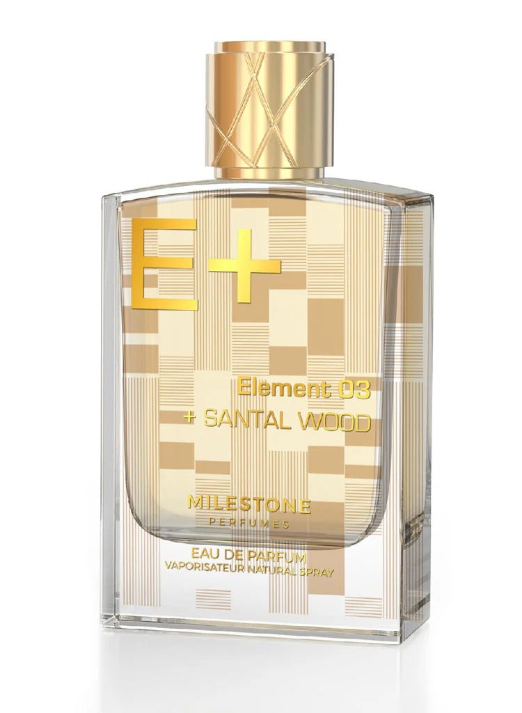 Milestone Element 03 + Santal Wood Eau De Parfum For Men - 100 ML - Image 3
