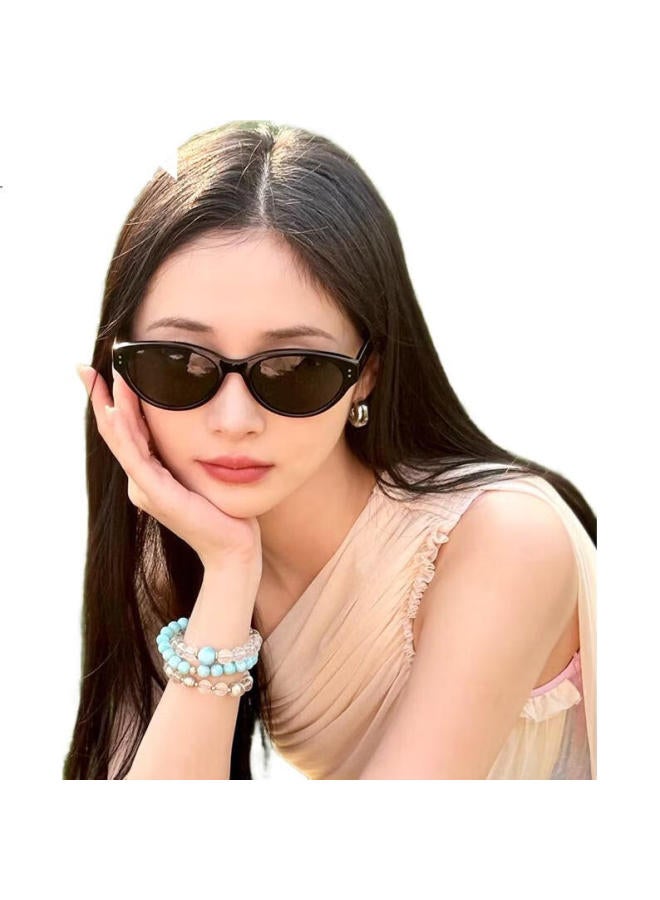 PARZIN Polarized Sunglasses Men Fan Chengcheng Same Style Modern Small Frame Cat Eye Fashion Sunscreen Driving Sunglasses Women 7798 - Image 3