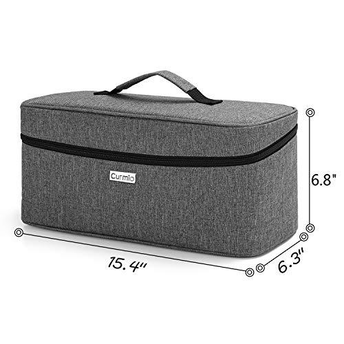 CURMIO Game Disc Storage Bag for up to 24 Discs, Universal Portable Gaming Disk Carrying Case Compatible for PS4/PS4 Pro/PS3/PS5/Xbox One/Xbox Series X/S,Gray - Image 5