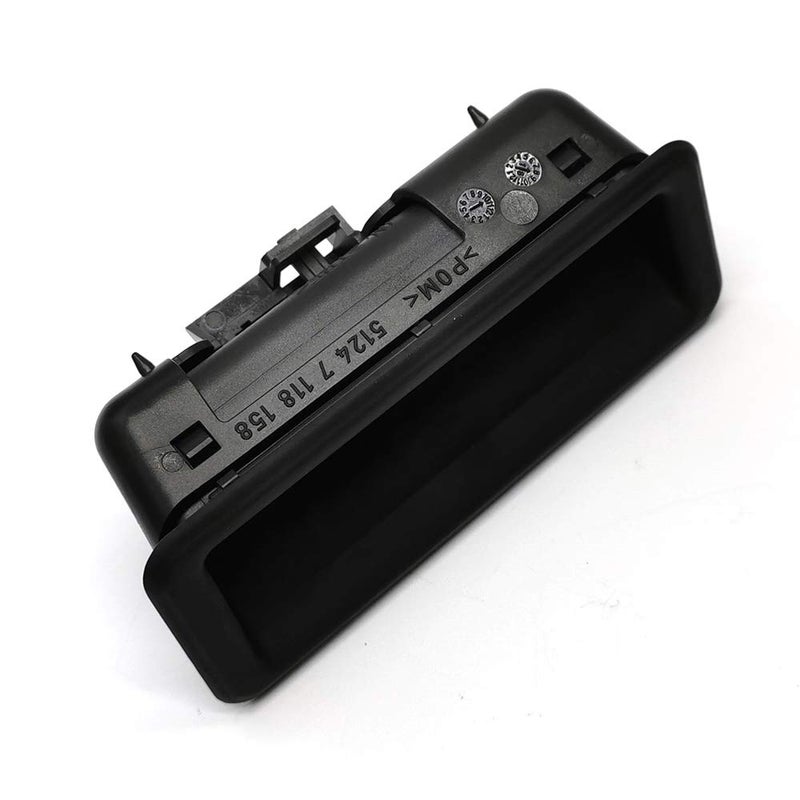 FEXON Trunk Lid Lock Release Push Button Handle Switch Compatible with BMW Series 1 3 5 X6 X5 X1 E60 E90 E91 E92 E93 E70 E71 51247118158 51-24-7-118-158 7118158 - Image 1