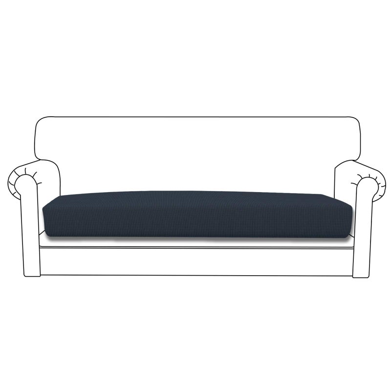 EasyGoing Stretch Cushion Cover Sofa Cushion Furniture Protector Sofa Seat Sofa Slipcover Sofa Cover Soft Flexibility with Elastic BottomSofa Cushion Dark Blue