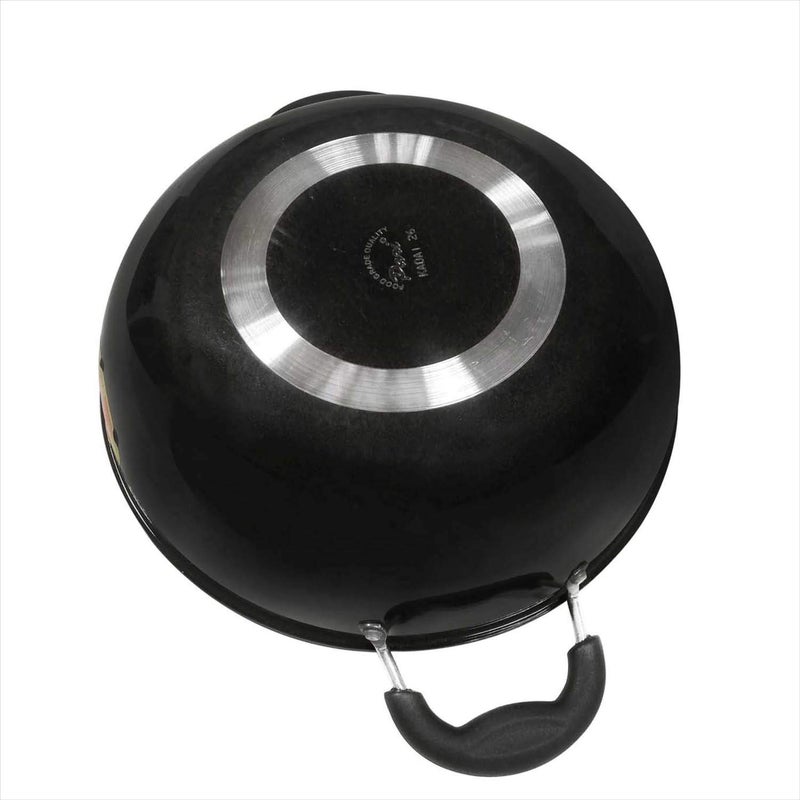 Black Diamond Pari 26 mm NonStick Kadai Without lid with Bakalite Handle - Image 3