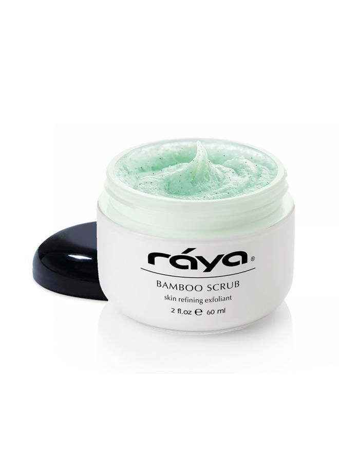 RAYA Bamboo Facial Scrub (R-125) | Herbal Exfoliating and Refining Treatment for Dry Skin | Helps Reduce Fine Lines and Wrinkles | Made with Bamboo and Jojoba Beads - Image 1