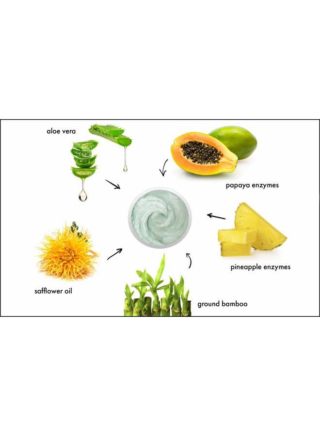 RAYA Bamboo Facial Scrub (R-125) | Herbal Exfoliating and Refining Treatment for Dry Skin | Helps Reduce Fine Lines and Wrinkles | Made with Bamboo and Jojoba Beads - Image 2