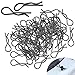 Hobbypark 100Pack RC Body Clips Bent R Pins Post Mount for 112 110 Scale RC Car Truck Crawler Buggy Shell Replacement Parts Black - Image 3