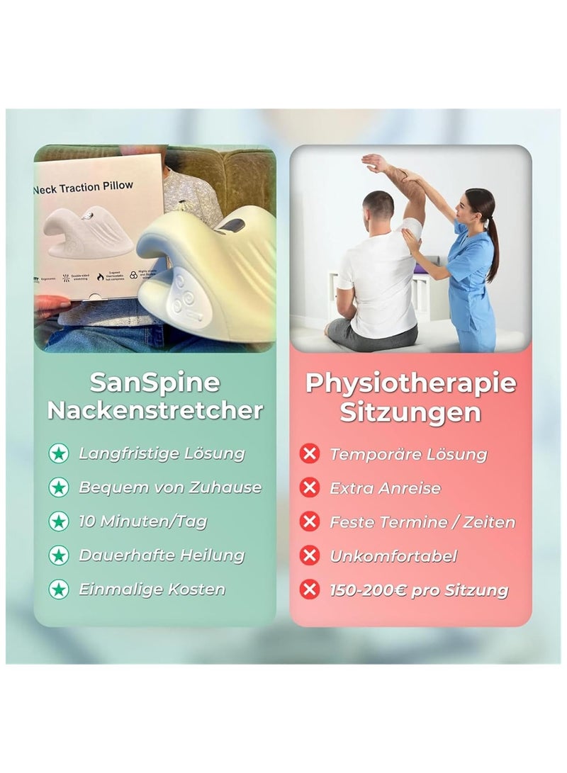 general Neck Stretcher with Warmth Cervical Spine Traction Device to Relieve Neck and Shoulder Fatigue and Pain - Image 4