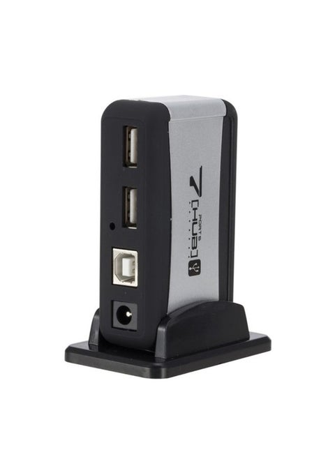 7 x USB 2.0 HUB with Base, US Plug