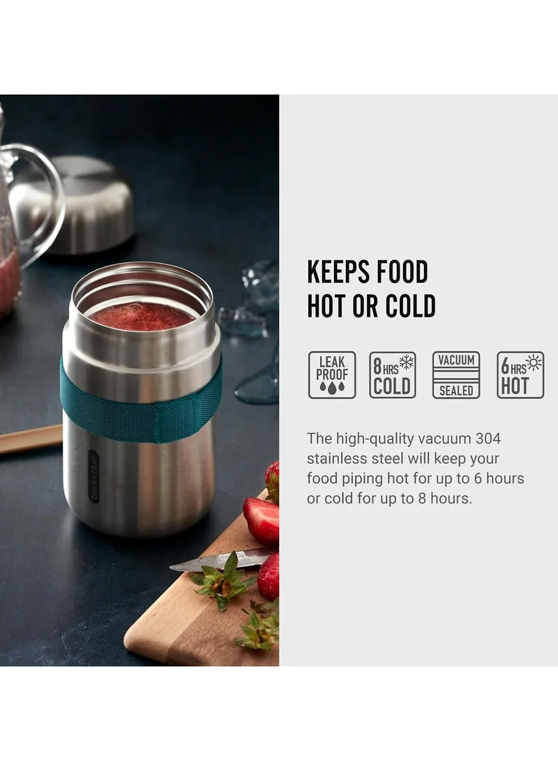 Black and Blum Food Flask Stainless Steel Ocean 400ml
