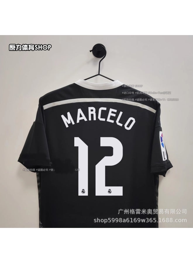 14-15 Real Madrid Second Guest No. 12 Star Plus La Liga Football Jersey - Image 1