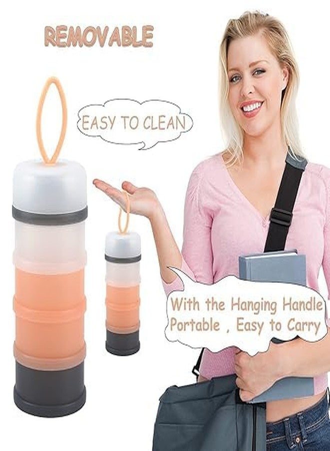 Ansawi Baby Formula Dispenser On-The-Go, 5 Layer Stackable Milk Powder Container, BPA-Free Leakproof Baby Food & Snack Storage Box Bpa Free Non-Spill Milk Powder Box for Travel & Daily Use(1) - Image 2