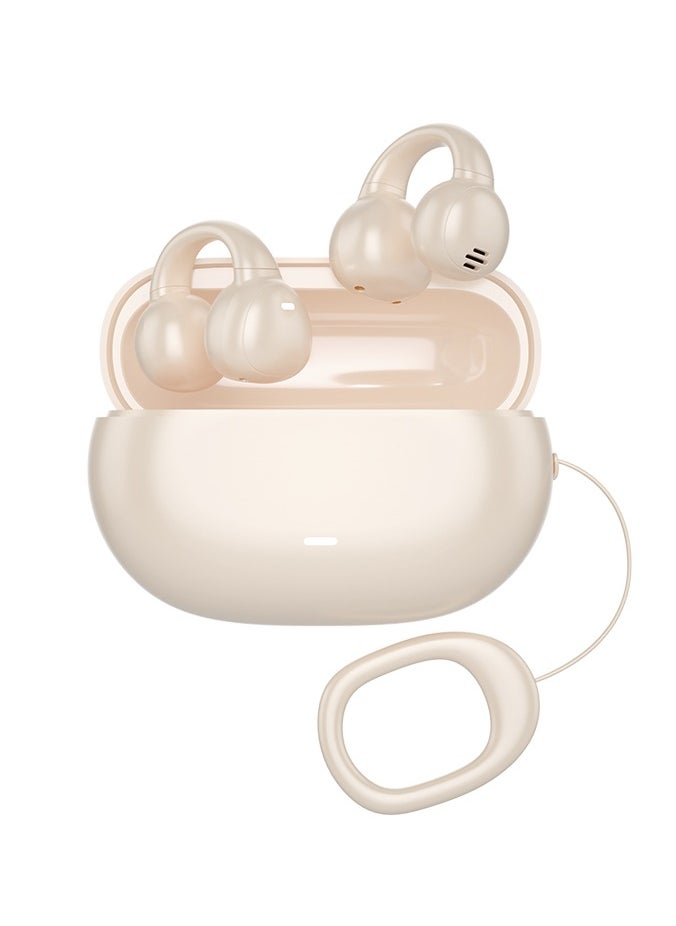 JBLTM - Small Clip On Open Ear Headphones Wireless Bluetooth Ear Clip Bone Conduction Conducting Headphones Headset with Mic Open Ear Bone Conduction Earbuds Head Set Head Phones Earphone - Image 1
