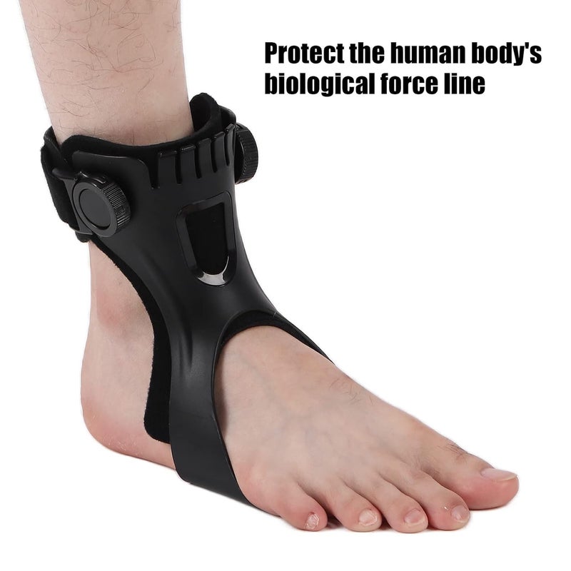 woobles Drop Foot Brace Orthosis Light Balance Foot Drop Orthosis for Hemiplegia Stroke Shoes Walking ((Right Foot M)) (Right Foot M) - Image 5