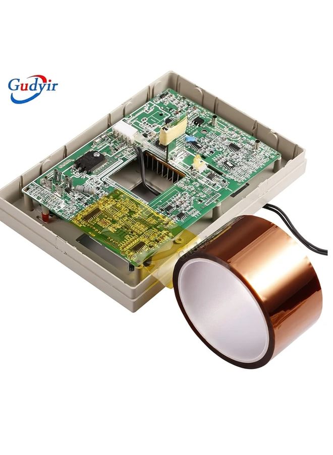 2 Rolls 50mm Wide Polyimide Heat Transfer Tape High Temperature Resistant for Electronics 3D Printers DIY Crafts - Image 5