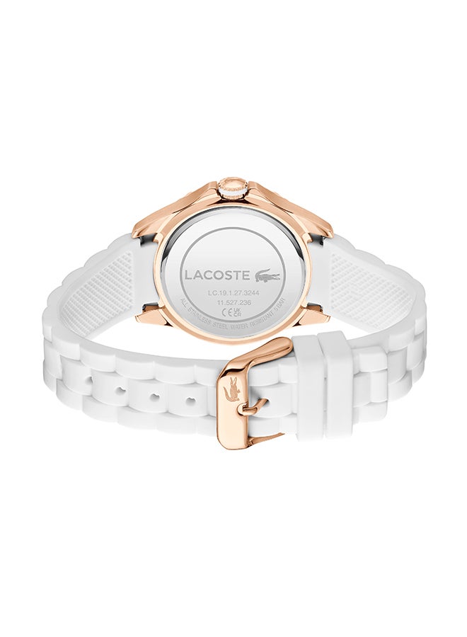 LACOSTE ساعة لاغوست البيضاء النسائية ذات القرص الدائري - 2001428 - Image 2