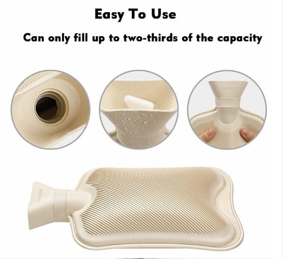 Onprix 1000ml Winter Hot Water Bag Hand Warmer Portable Cute Water Bottle for Pain Relief - Image 3