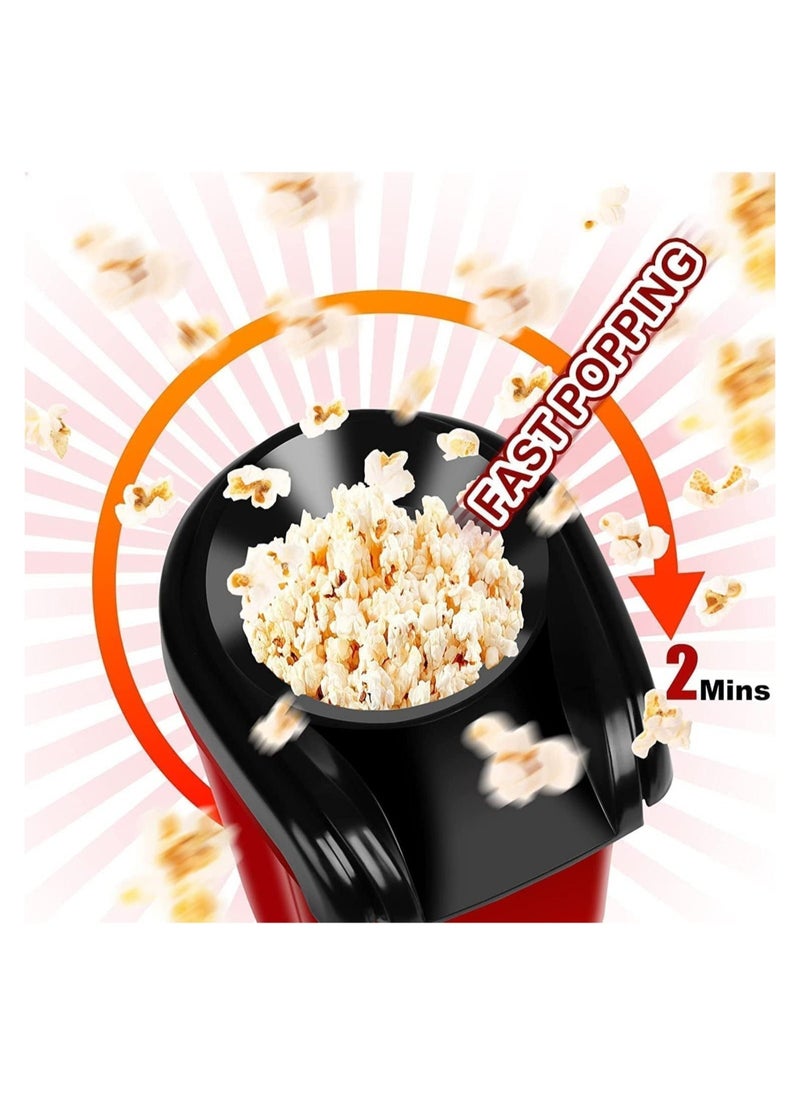 Raxoom Power Mep Mini Popcorn Maker, 1200W Fast Popcorn Making Machine, Hot Air Popcorn Popper With Wide Mouth Design, Oil And Bpa Free  - Image 3