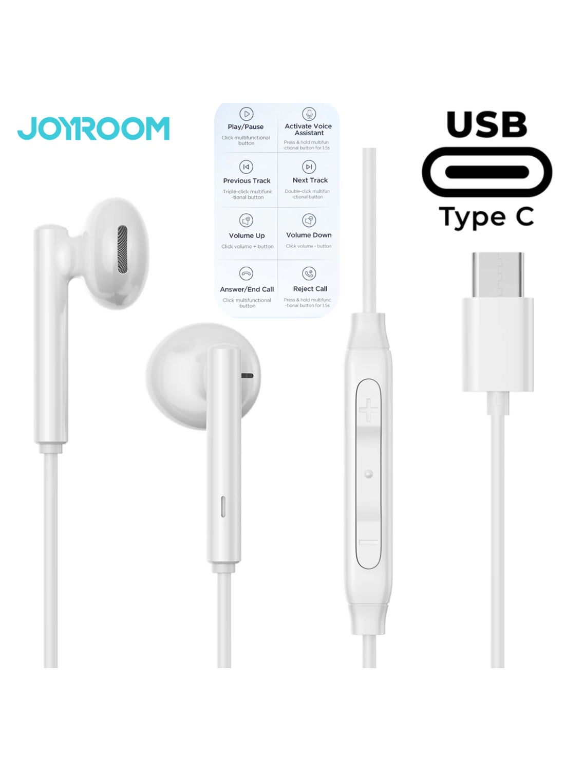 joyroom Joyroom in-ear Type C Headphones N53414392A