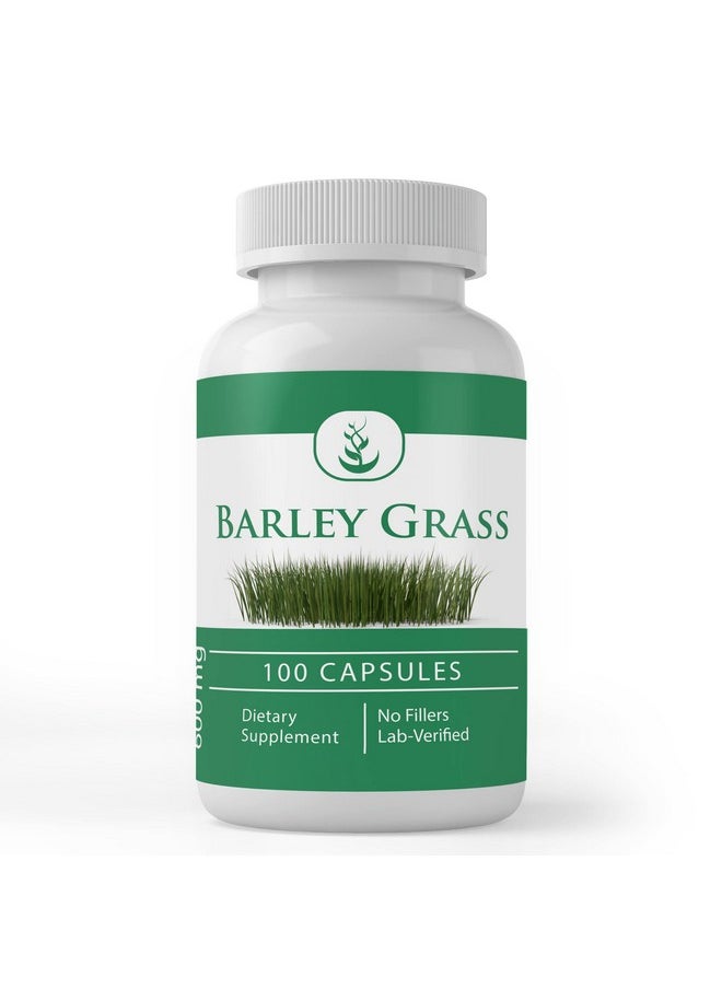 PURE ORIGINAL INGREDIENTS - Barley Grass (100 Capsules) Always Pure No Additives Or Fillers Lab Verified - Image 1