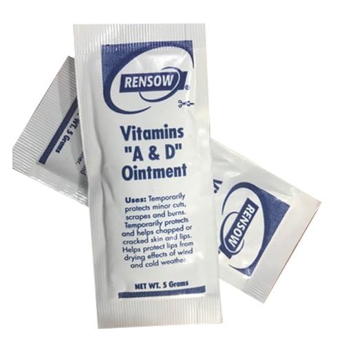 Rensow Vitamin AD Ointment 5g Pouch for Healing Tattoo Aftercare Pack of 50 - Image 1