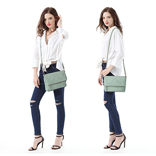 Gladdon Small Crossbody bags for Women Cross body Purse Shoulder Bag Aqua - Image 4