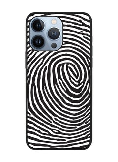 Rugged Black edge case for Apple iPhone 13 Pro Slim fit Soft Case Flexible Rubber Edges Anti Drop TPU Gel Thin Cover - Finger Prints