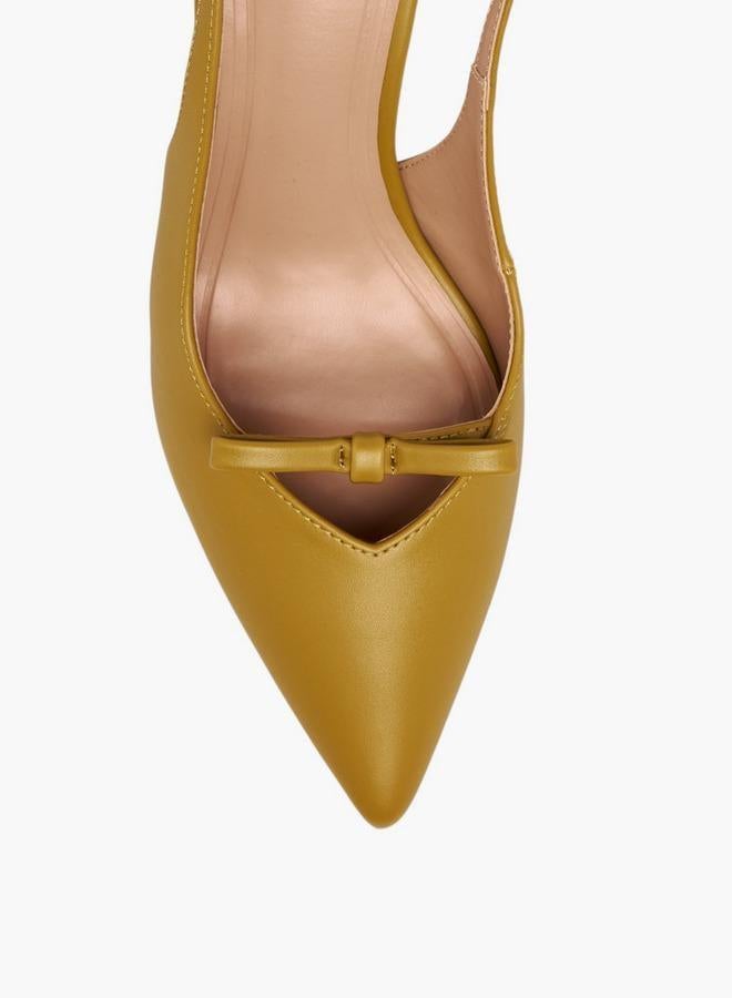 سيليست أحذية نسائية بكعب خنجر مدببة مزينة بفيونكة - Image 4