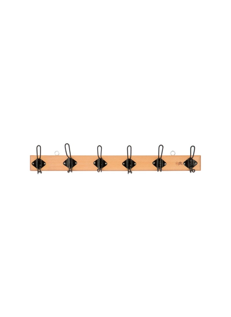 SAS - SAS Six Hooks Wall Hanger-52cm - Image 1